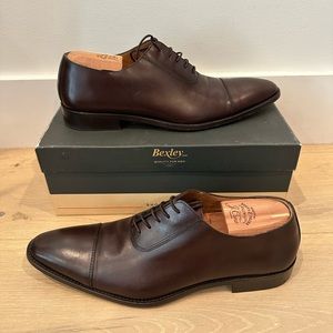Bexley Dark Brown Leather Oxford - Size 43.5 IT / 10.5 US